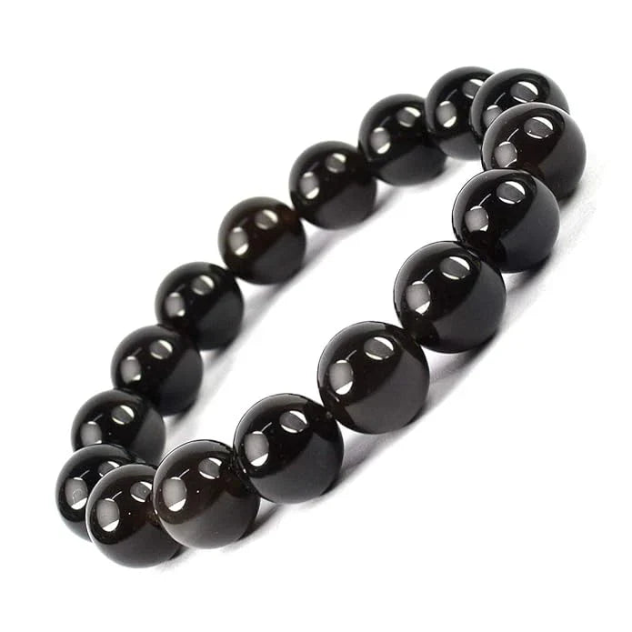 Black Obsidian Bracelet – Healing Crystal Jewellery for Protection, Mental Clarity & Grounding