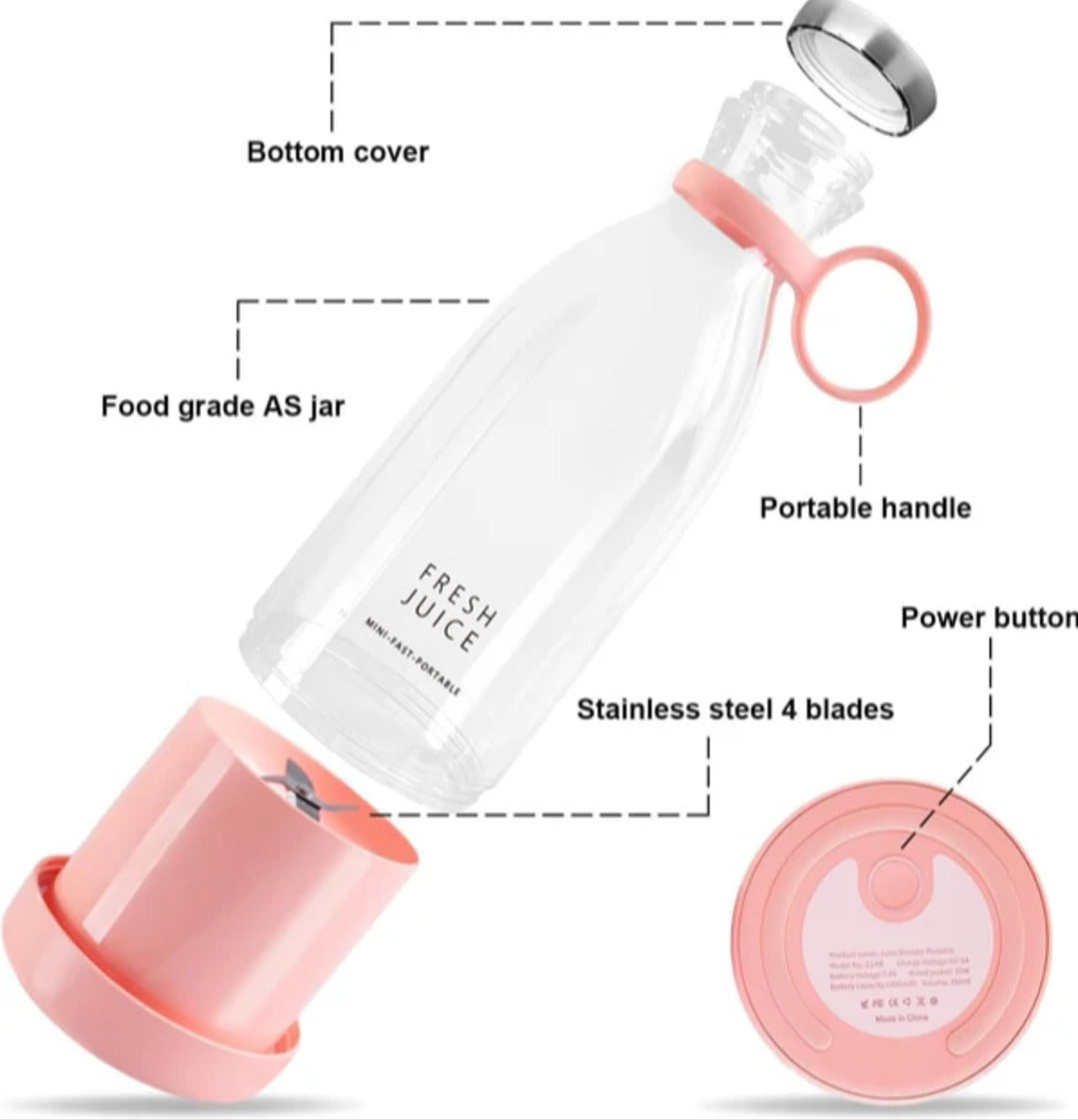 Premium Portable Fresh Juice Bottle – Leakproof & Stylish