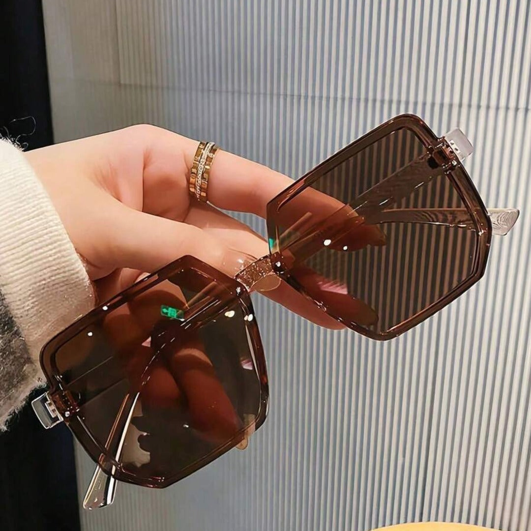 Modern Chic Square Frame Sunglasses