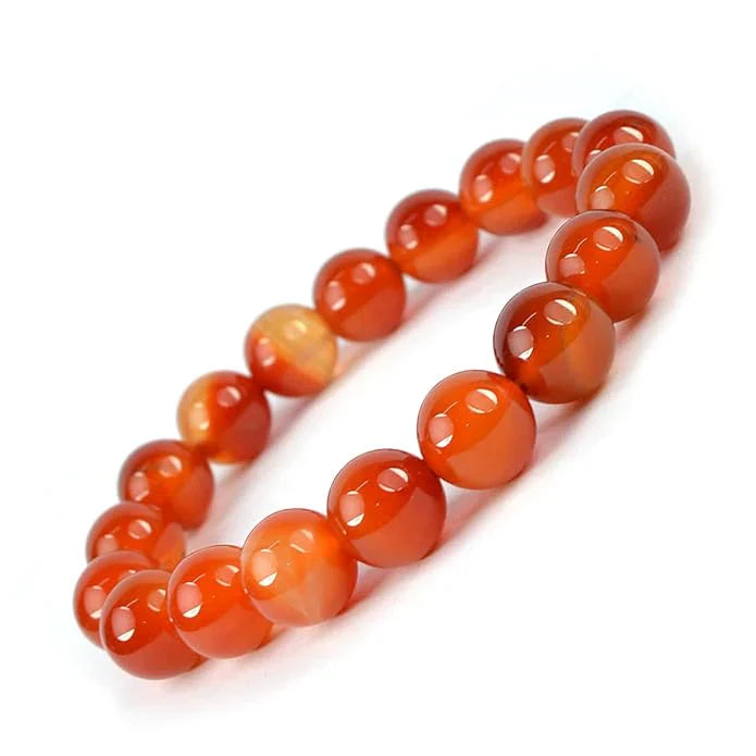 Carnelian Bracelet – Natural Healing Stone Bracelet for Creativity & Confidence