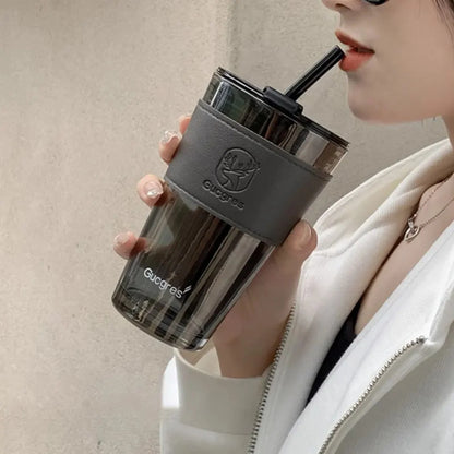 Veliora Tumbler with Leather Grip