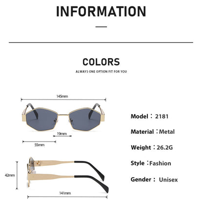 Luxury Hexagon Sunglasses