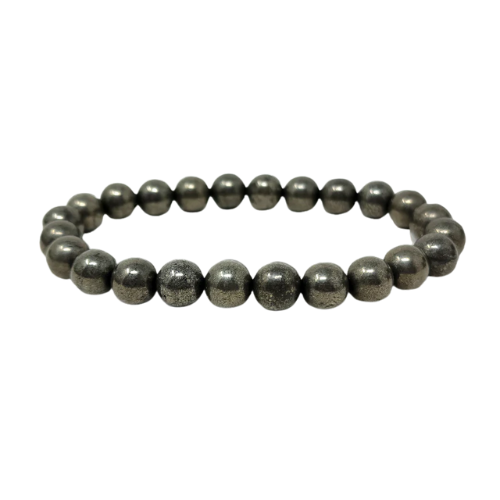 Certified Pyrite Bracelet – Authentic Pyrite Stone Healing Crystal for Wealth, Success & Positive Energy