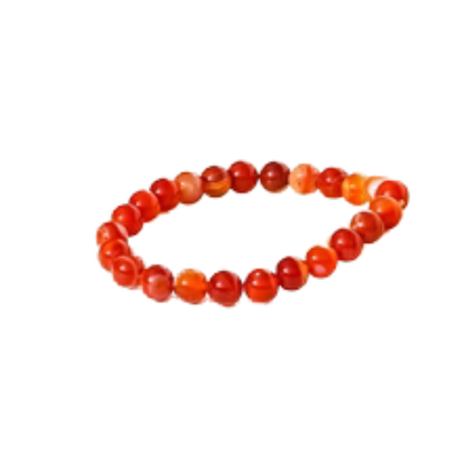 Red Sulemani Hakik Bracelet – Natural Healing Stone Bracelet for Protection & Balance