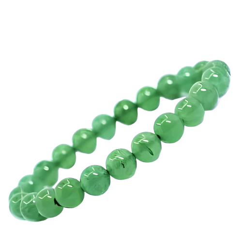 Wealth & Abundance: Green Aventurine Bracelet – Genuine Stone Healing Crystal for Men, Women & Kids