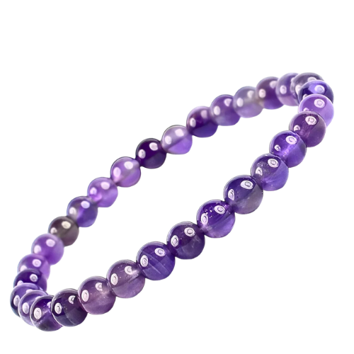 Buy Natural Amethyst Bracelet – Healing Purple Gemstone Beads for Men, Women & Kids | Reiki Energy & Spiritual Healing