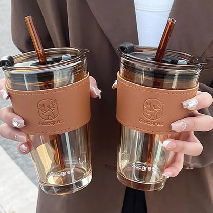 Veliora Tumbler with Leather Grip