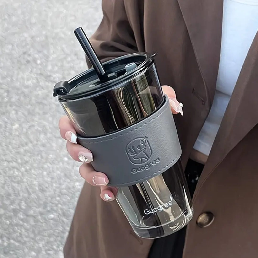 Veliora Tumbler with Leather Grip