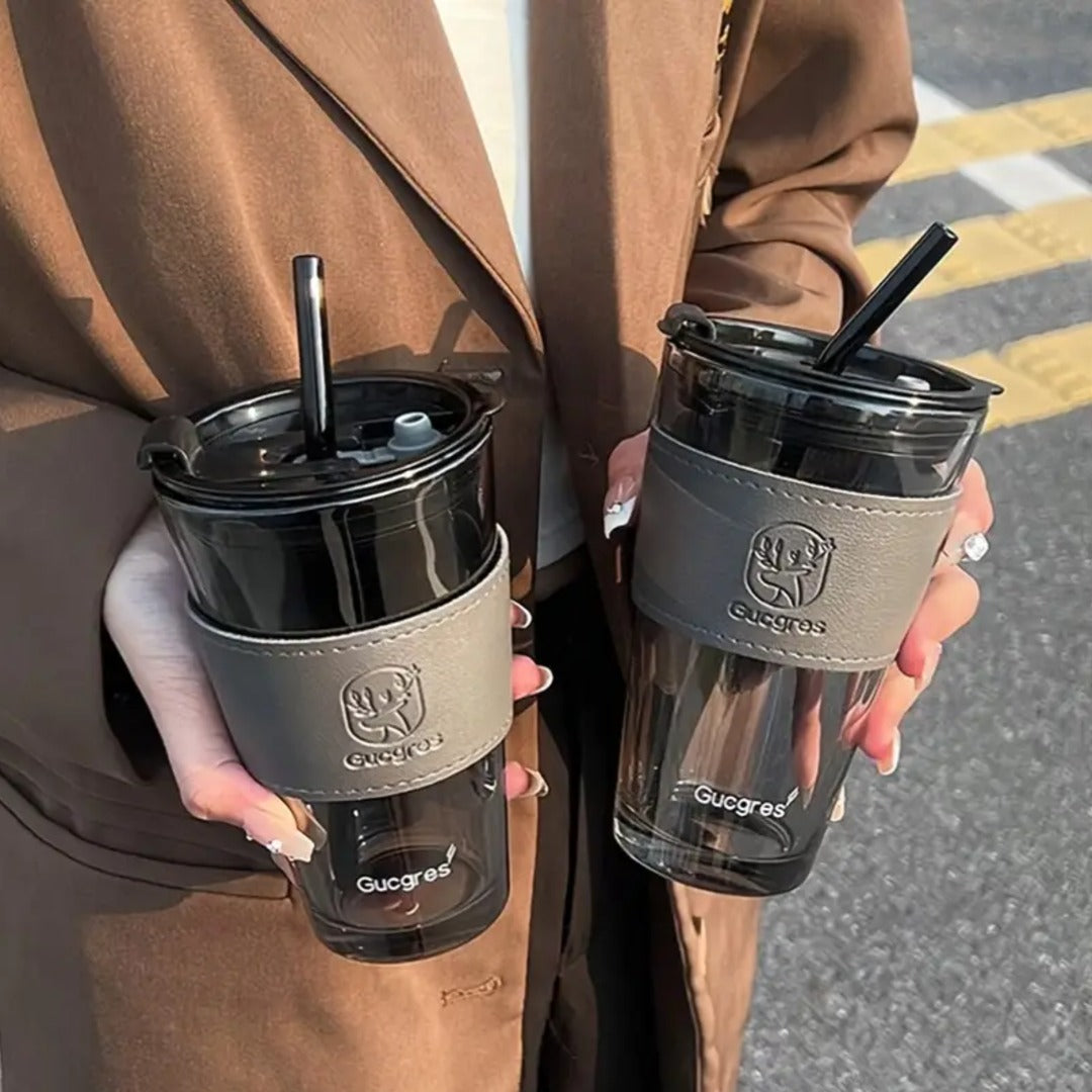 Veliora Tumbler with Leather Grip